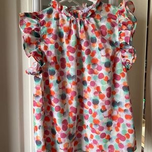 Adorable Spring top! Sleeveless-Size small. Never worn!